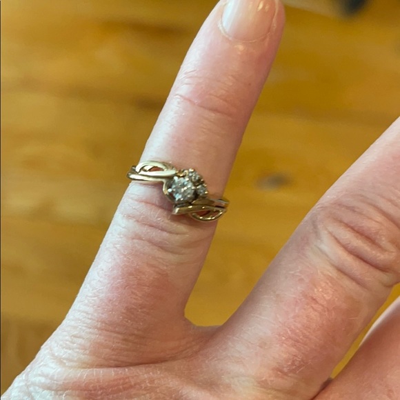 14k Gold Diamond Engagement ring APPRAISAL - Picture 2 of 7